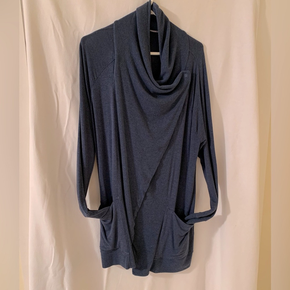 Athleta Studio Wrap Open Front Cardigan